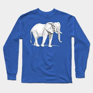 African Elephant Long Sleeve T-Shirt